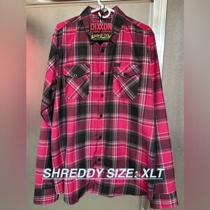 Men’s SHREDDY OG Dixxon flannel WITH STICKER size: XLT